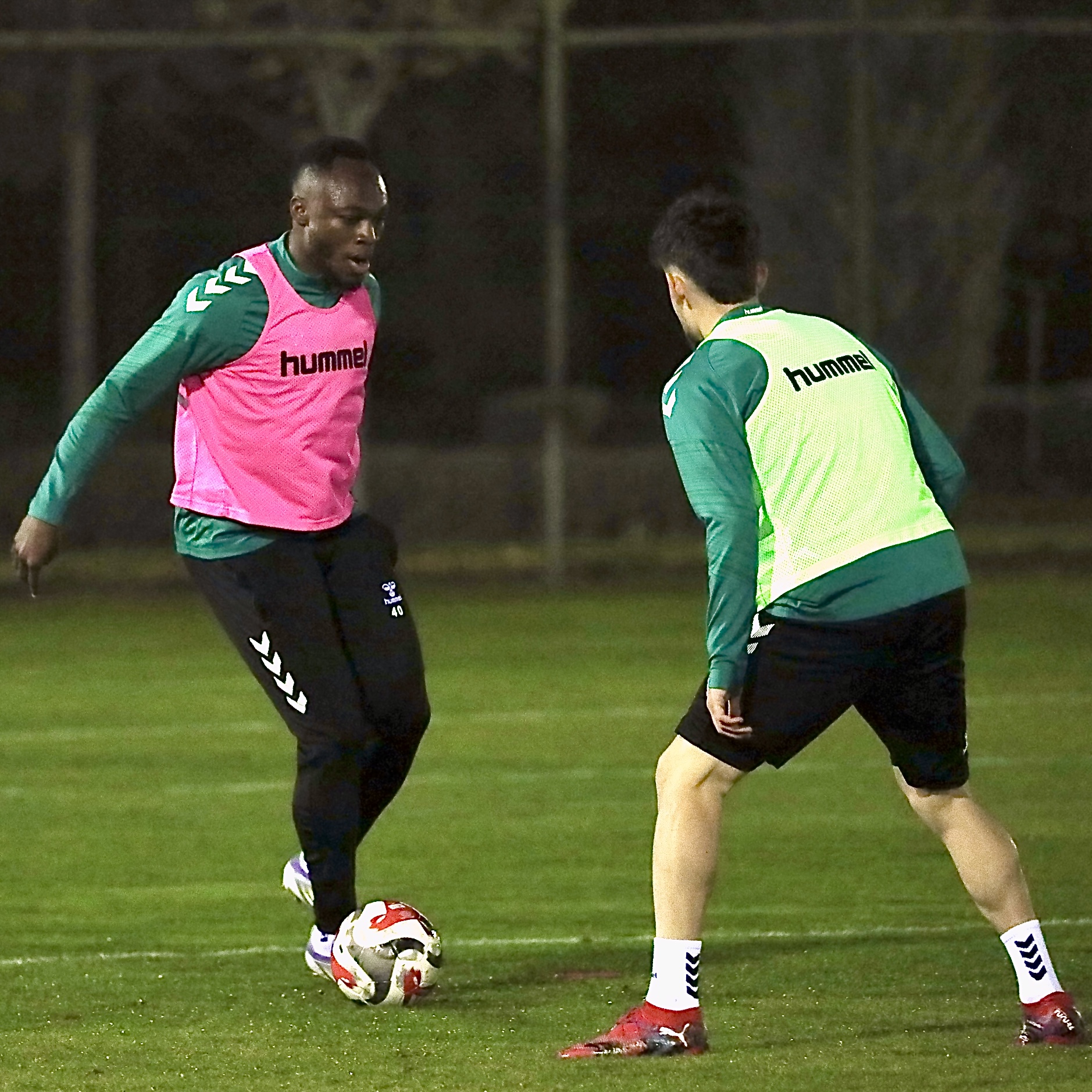 Çağdaş Atan'la ilk antrenman