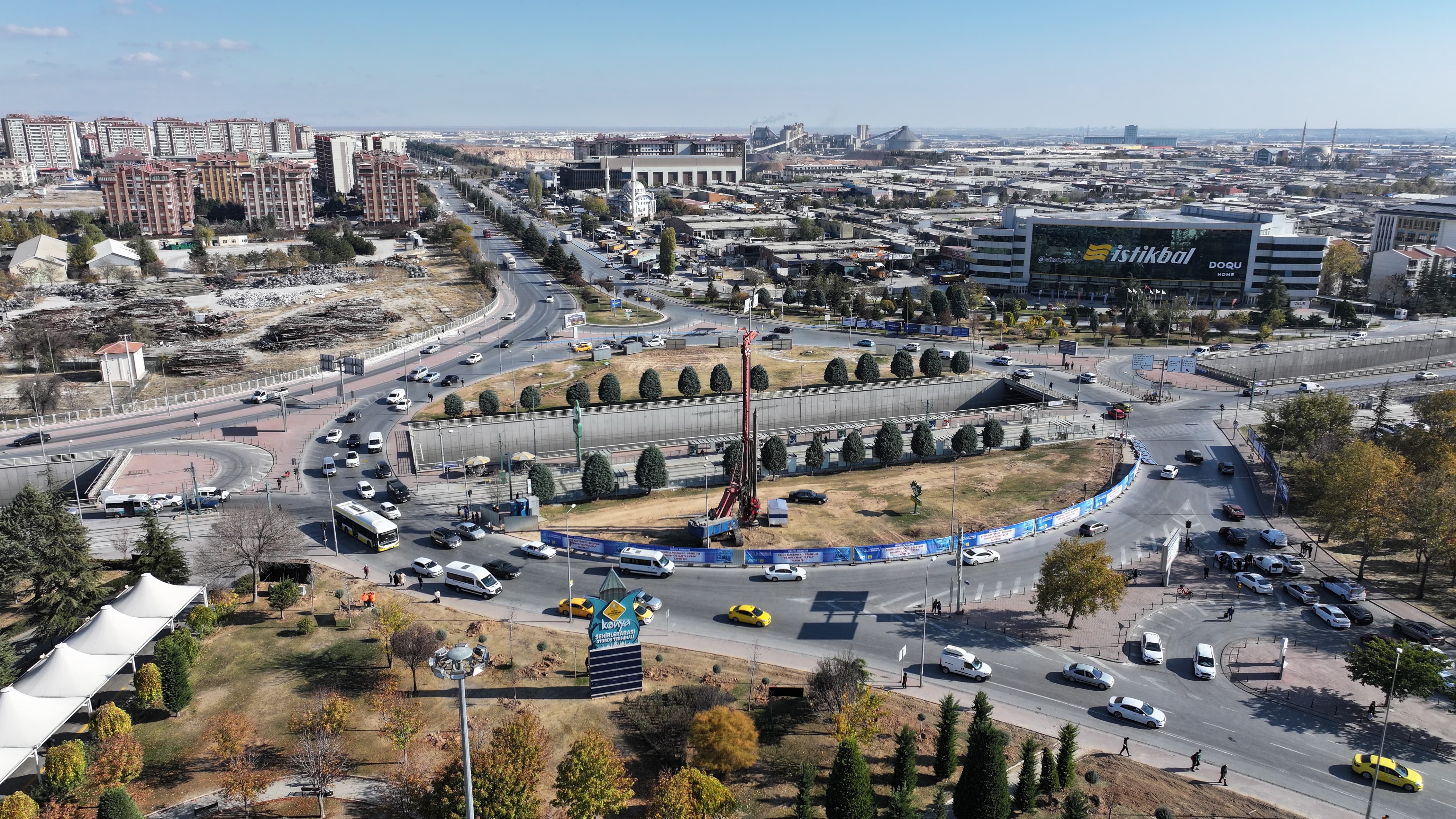 Otogar kavşağı 3 katlı oluyor