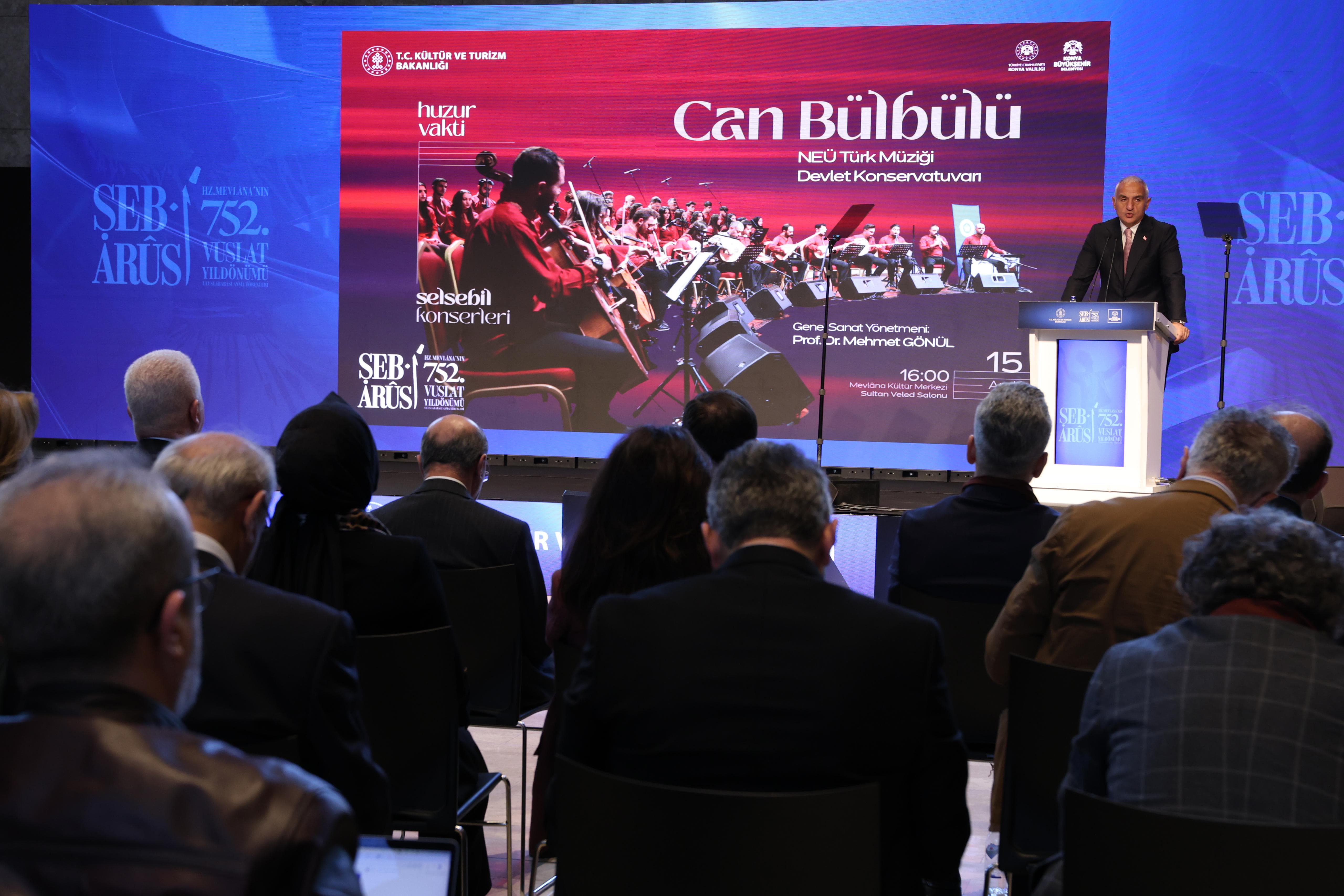 Ersoy: Mevlana'yı anmak ve anlamak çok önemli