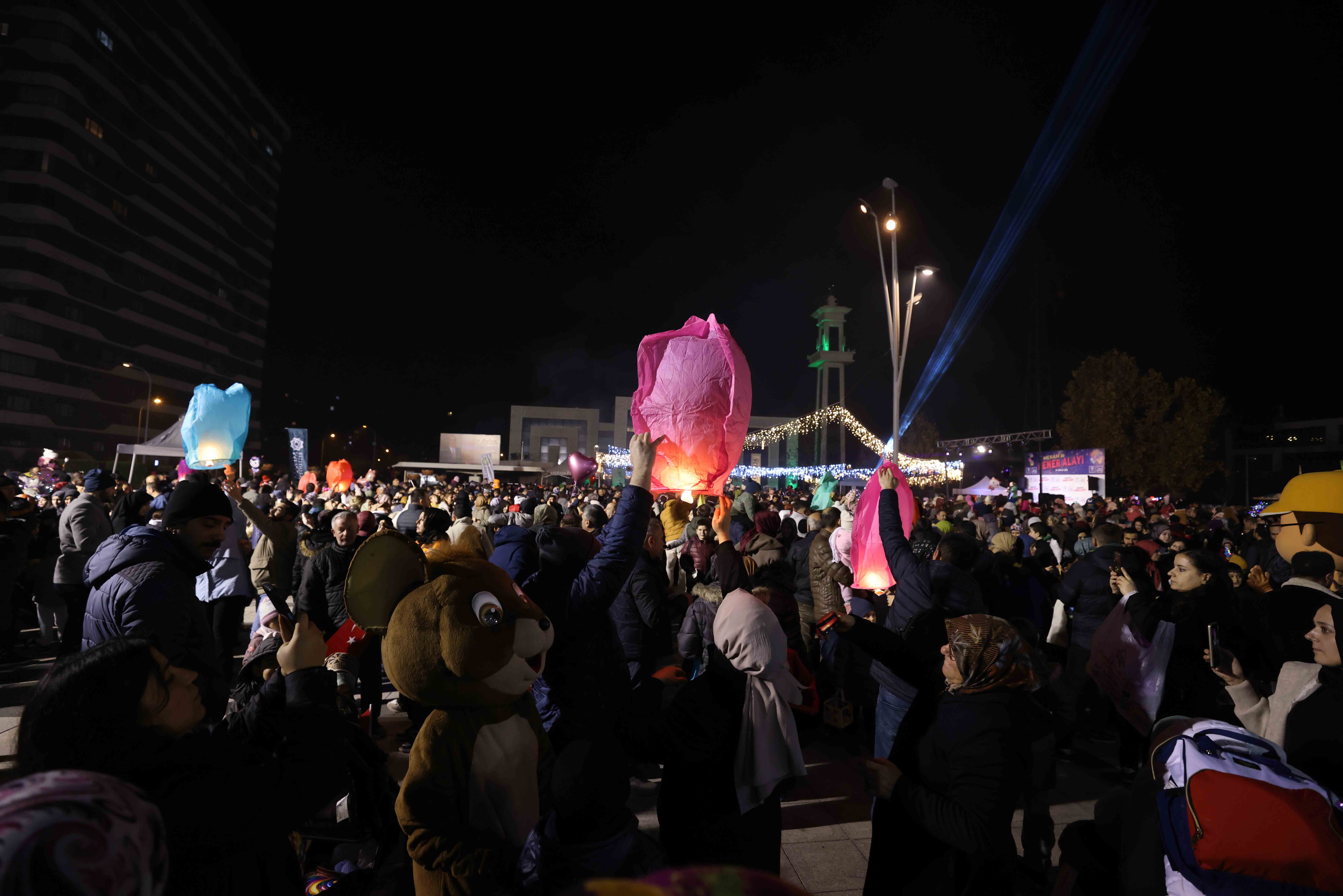Konya Meram'da fener alayı coşkusu