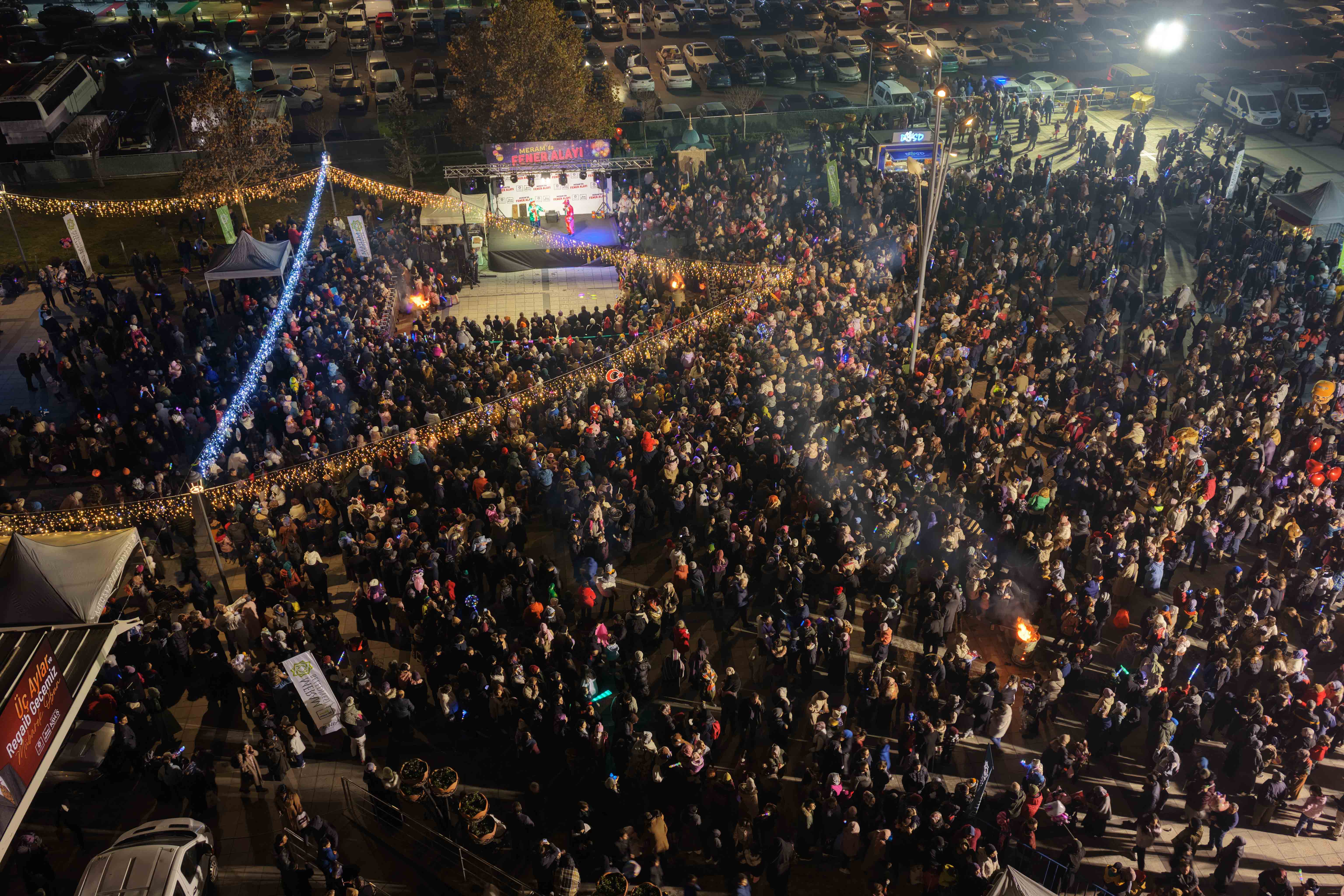 Konya Meram'da fener alayı coşkusu