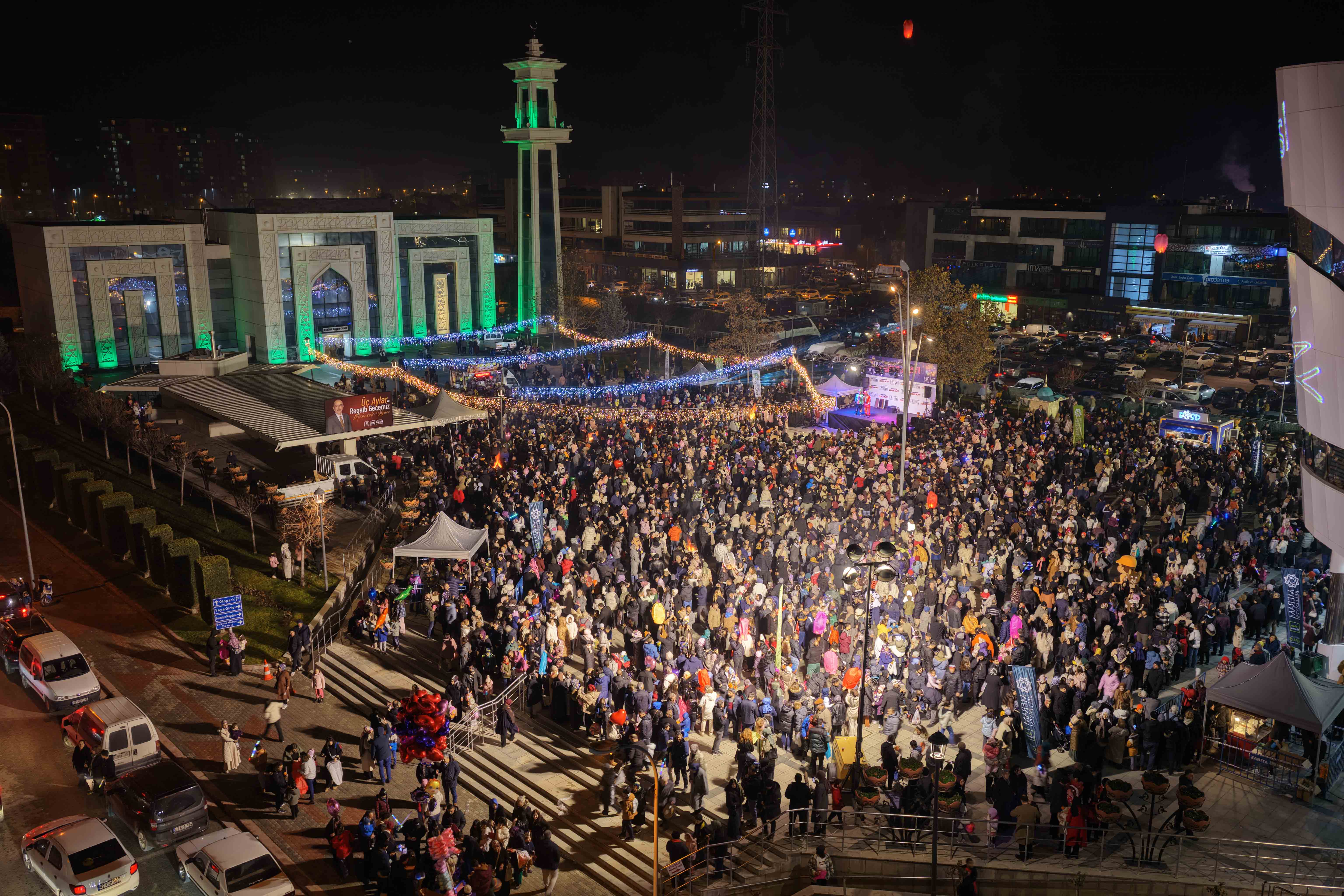 Konya Meram'da fener alayı coşkusu