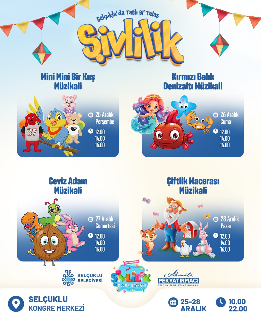 Türkiye'nin en kapsamlı şenliği 'Şivlilik' Selçuklu'da başlıyor