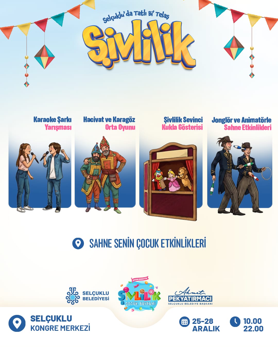 Türkiye'nin en kapsamlı şenliği 'Şivlilik' Selçuklu'da başlıyor