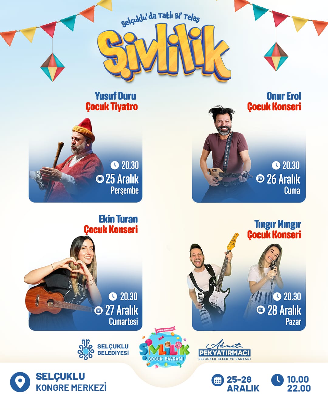 Türkiye'nin en kapsamlı şenliği 'Şivlilik' Selçuklu'da başlıyor