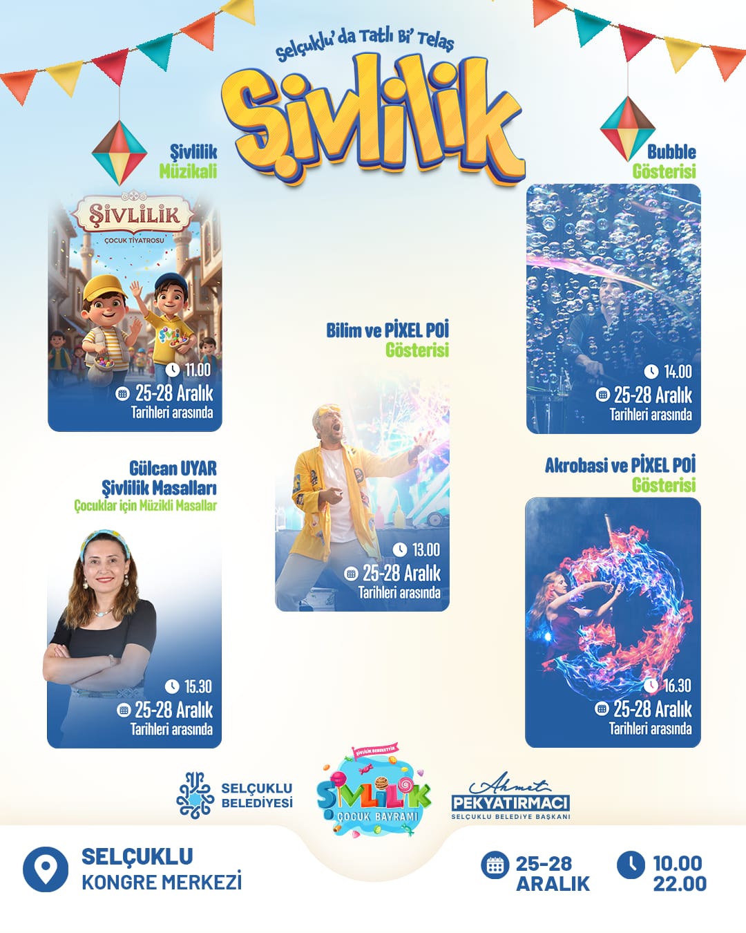 Türkiye'nin en kapsamlı şenliği 'Şivlilik' Selçuklu'da başlıyor