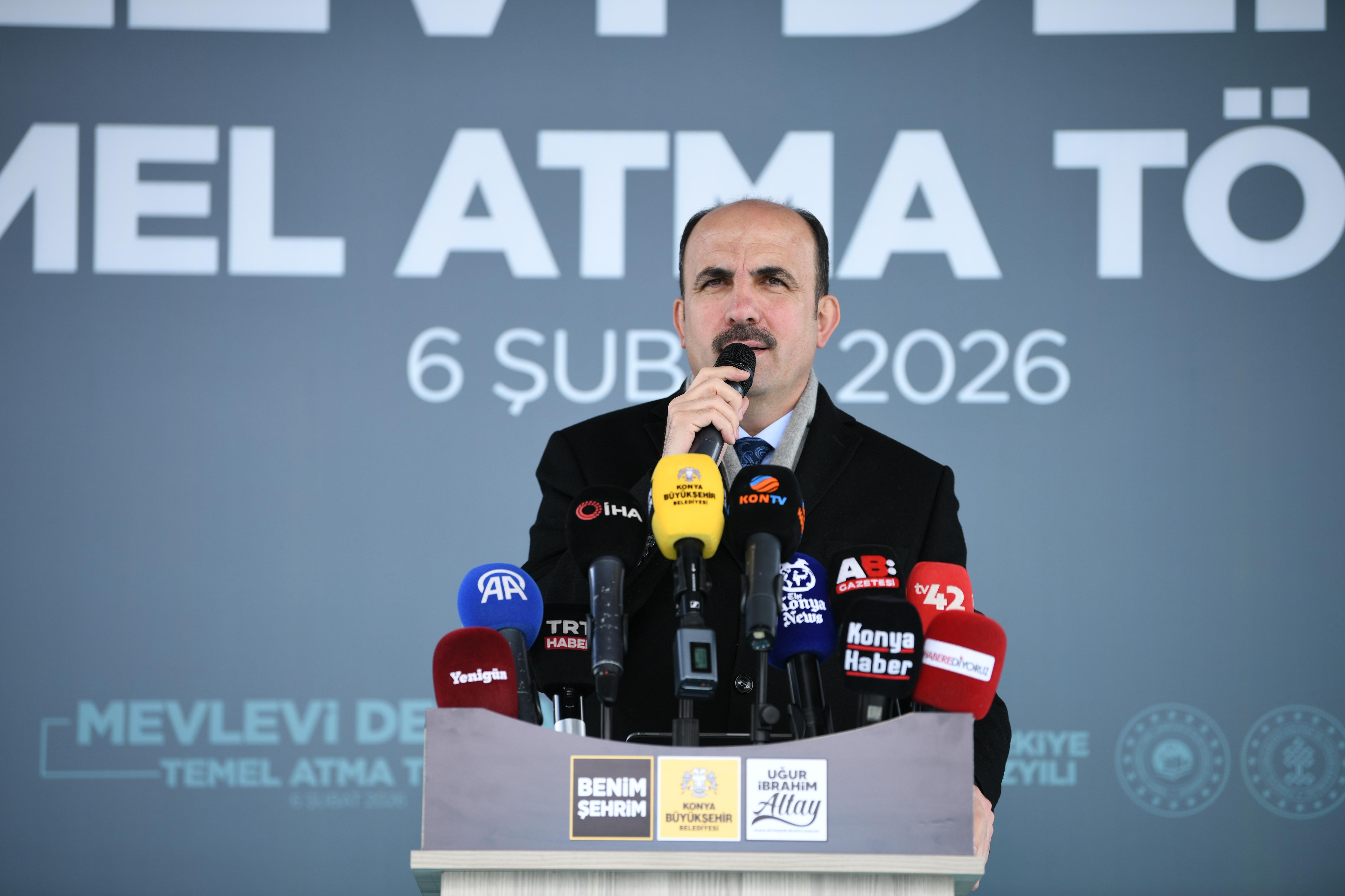 Konya Mevlevi Dergahı'nın temeli atıldı