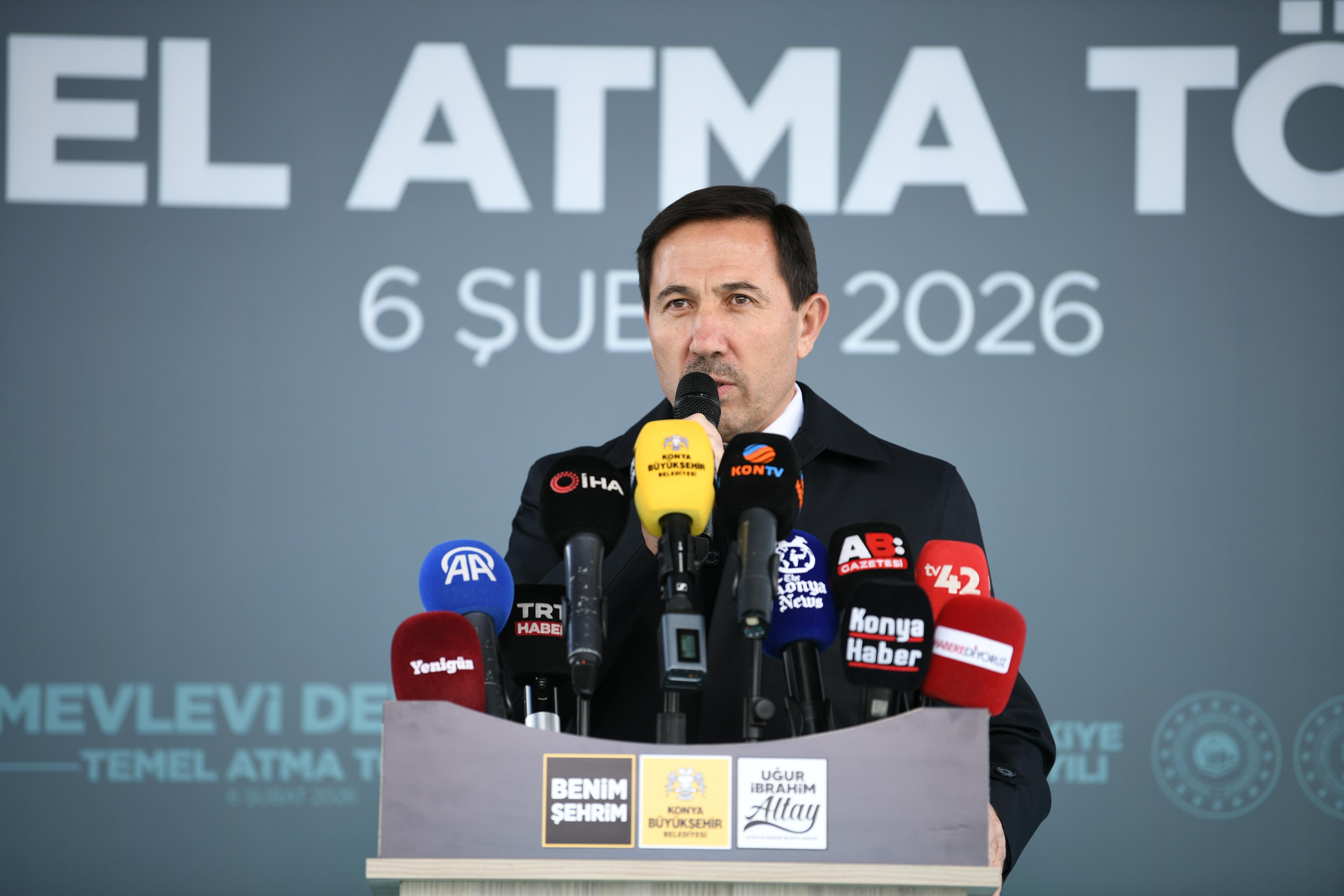 Konya Mevlevi Dergahı'nın temeli atıldı