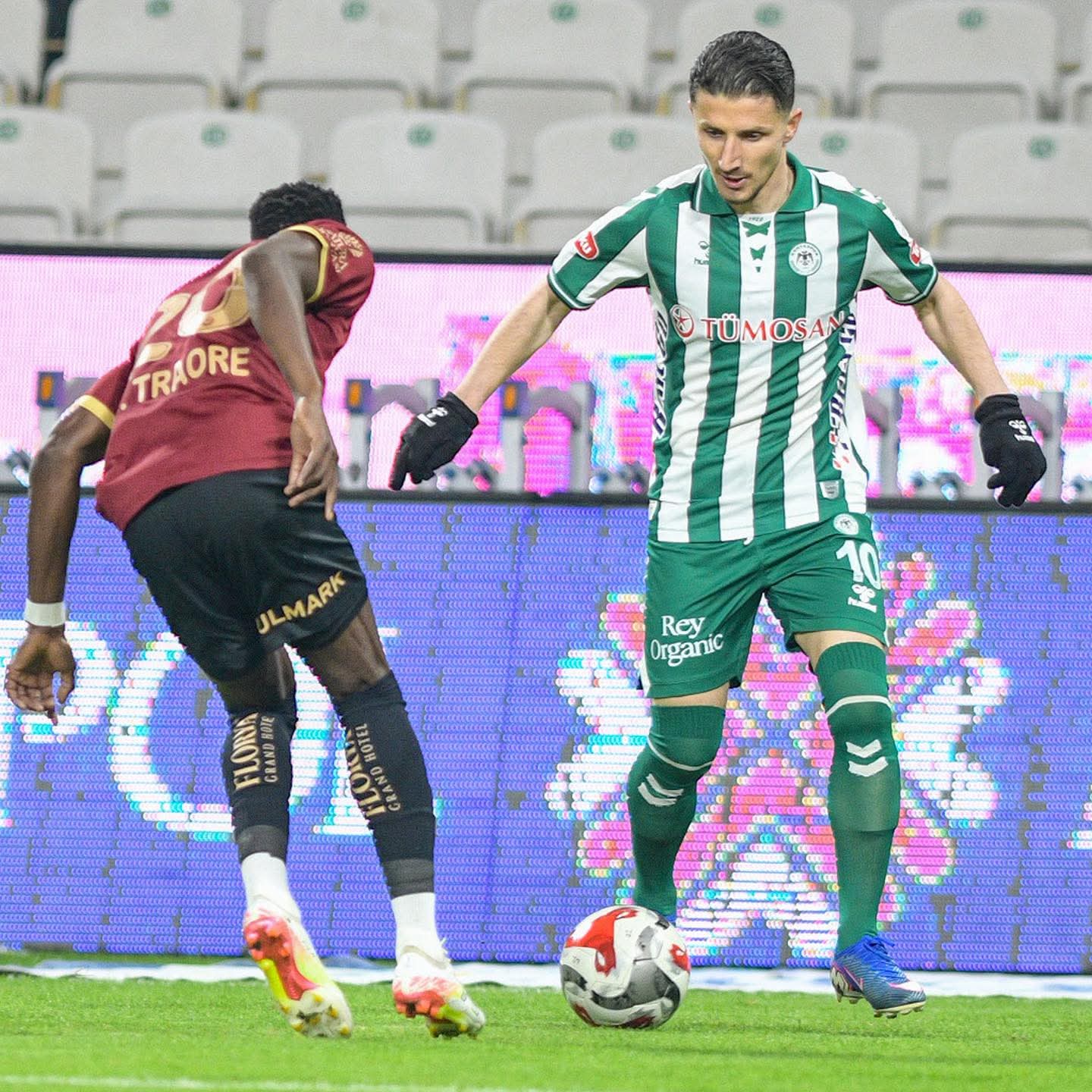 Konyaspor zorlanmasına rağmen 3 puanı aldı 1-0