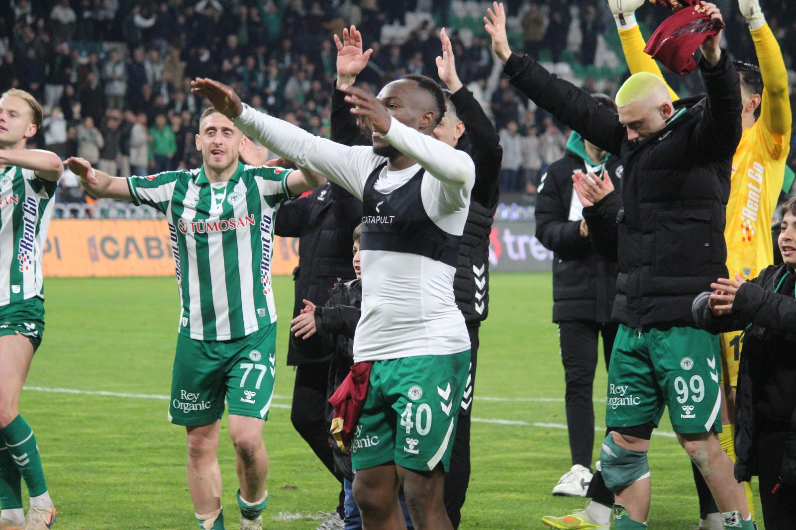 Konyaspor zorlanmasına rağmen 3 puanı aldı 1-0