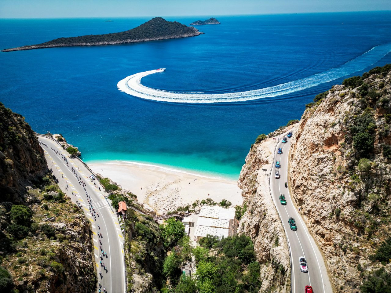 Cumhurbaşkanlığı bisiklet turunda 5 gün tamamlandı