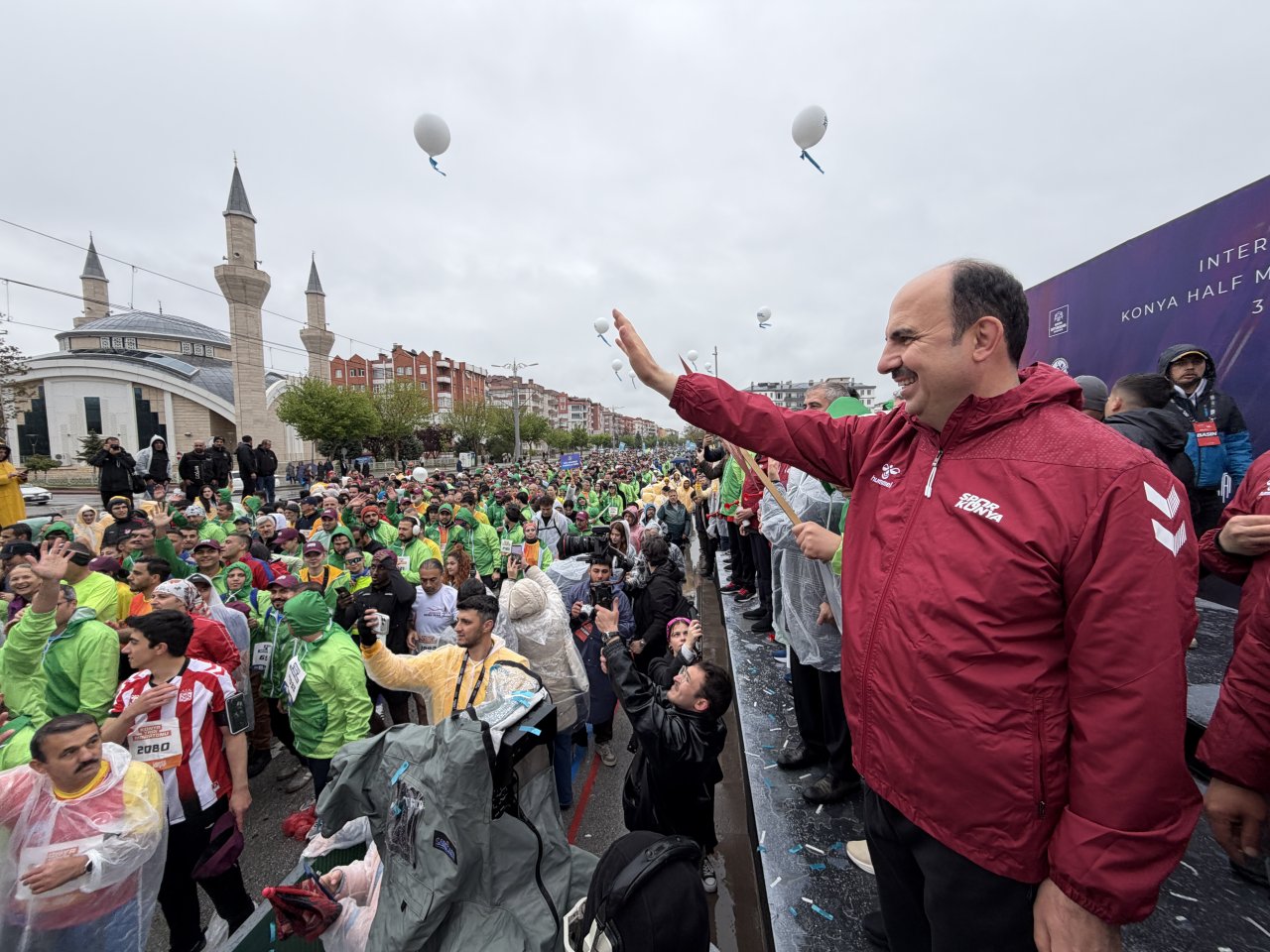 Uluslararası Konya yarı maratonu tamamlandı