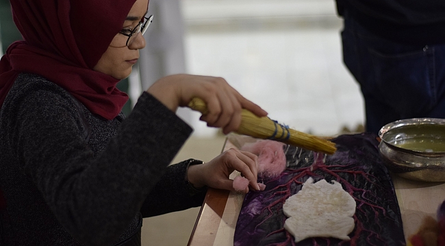 Keçe Sanatı Usta Ellerde Yaşatılıyor