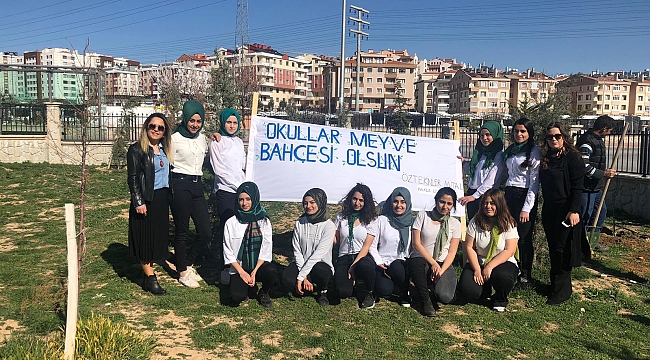 Okullar meyve bahçesi oluyor