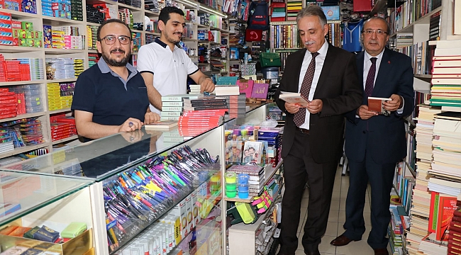 Vali Toprak, Bedesten Esnafını Ziyaret etti
