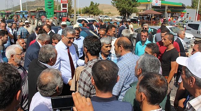Konuk; Zorluğu aşar, yine üreticiye destek için koşarız