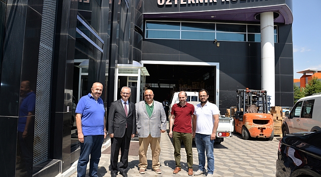 Özçelik'ten, Büsan'a Ziyaret