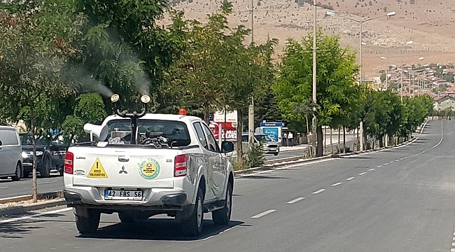Konya Genelinde Haşereyle Mücadele