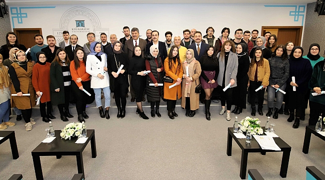 Genç girişimciler sertifikalarını aldı