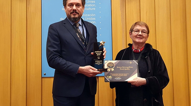 Büyükşehir’e UNESCO’dan ödül