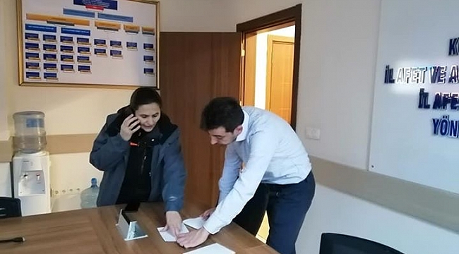 Konya AFAD'da Elazığ yolunda