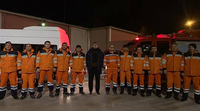 Konya'dan Elazığ'a itfaiye desteği