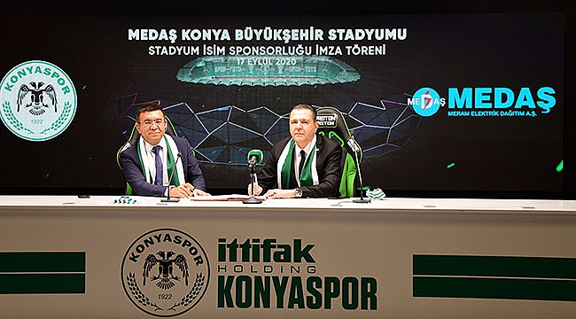 Stadyumun yeni adı MEDAŞ Konya Büyükşehir