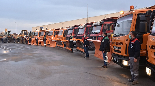 Karatay’da kış hazırlıkları tamamlandı