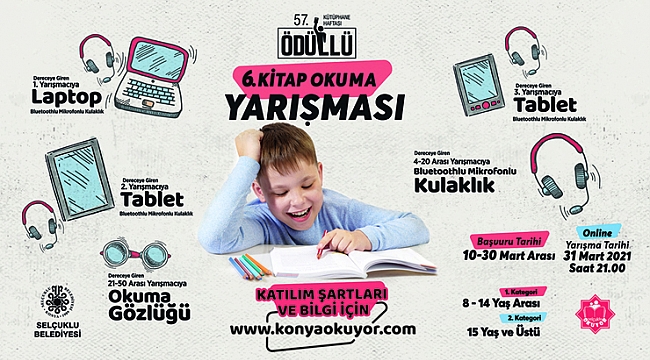 Online kitap okuma yarışmasına başvuru için son günler