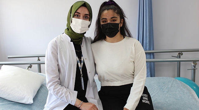 Genç kızın yeniden yürüme mucizesi