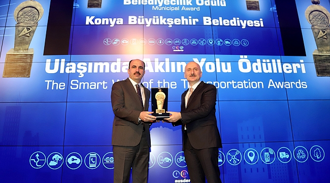 Konya Büyükşehir'e "Akıllı Ulaşım" Ödülü