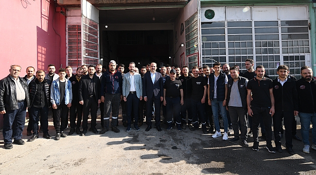 Altay çalışan gençlerle buluştu