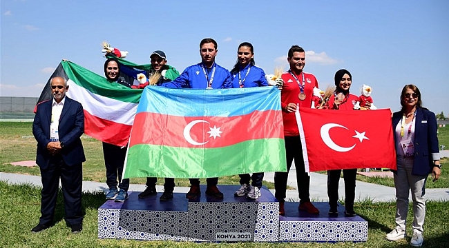 Atıcılık karışık skeetde altın madalya Azerbaycan&#039;ın