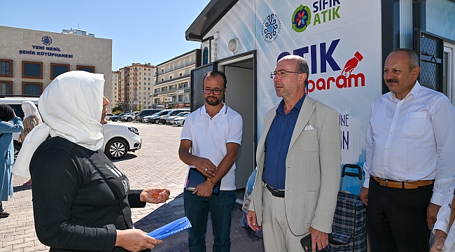 Selçuklu’da atık kumbaram projesi yoğun ilgi görüyor