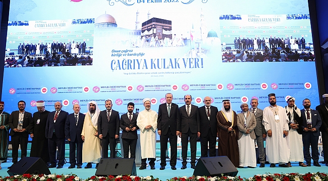 Erdoğan ödülleri dağıttı