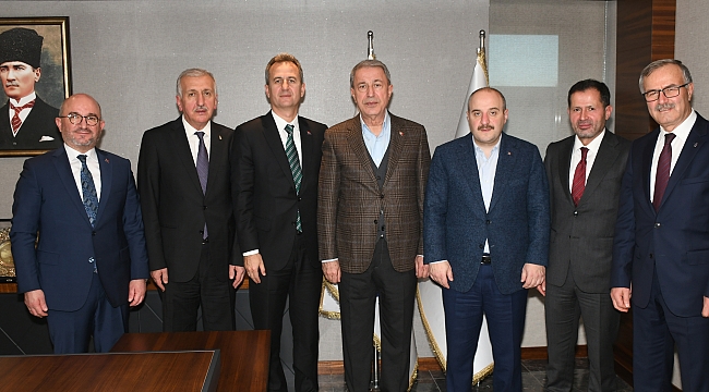 Bakanlardan Büyükeğen'e ziyaret