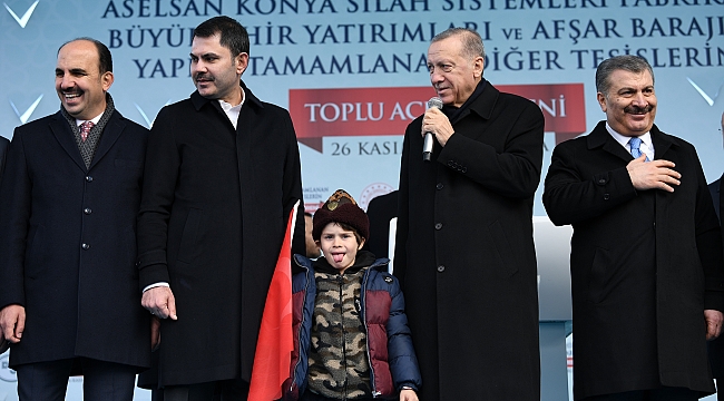 Erdoğan: "Konya'yı Sevmeyenin Kalbi Kurur"