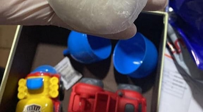 Sürpriz yumurtadan uyuşturucu çıktı