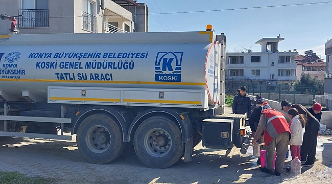 Hatay`da Su Şebekesine Konya Ekipleri Hayat Verdi