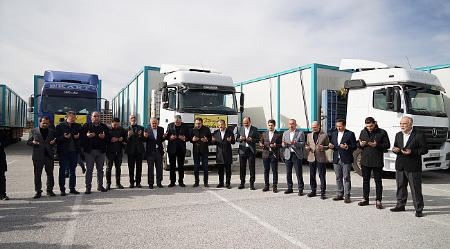Konya'dan Hatay'a 20 konteyner daha