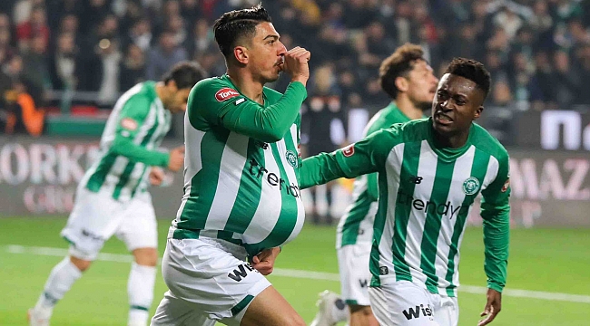 Konyaspor 9 hafta sonra kazandı 2-1