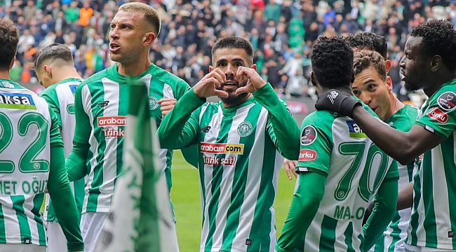 Konyaspor'dan seri galibiyet 2-1