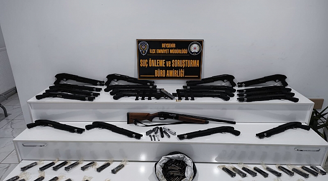 Kaçak silah sevkiyatına polis engeli