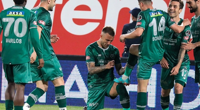 Konyaspor deplasman da güldü 3-0
