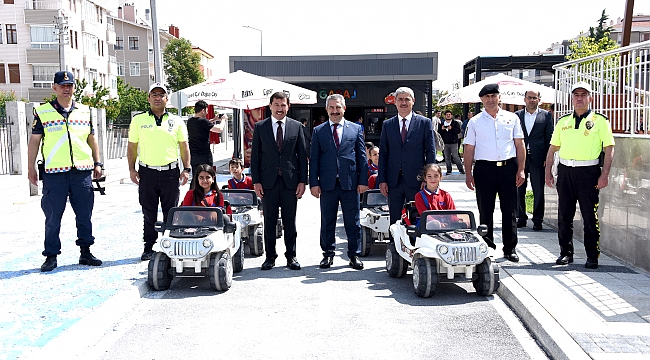 Karatay trafik eğitim parkında dönem eğitimleri tamamlandı