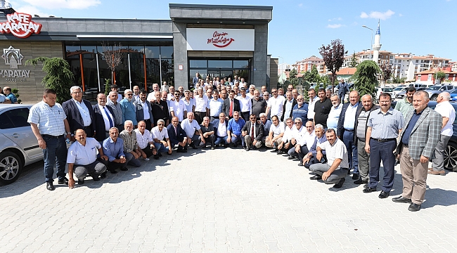 Kılca muhtarlarla buluştu