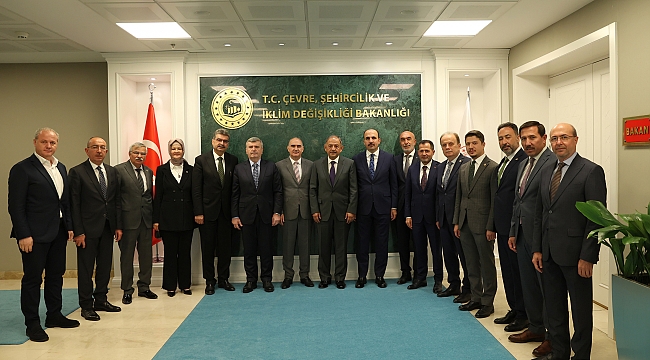 Konya protokolünden bakan Özhaseki’ye ziyaret
