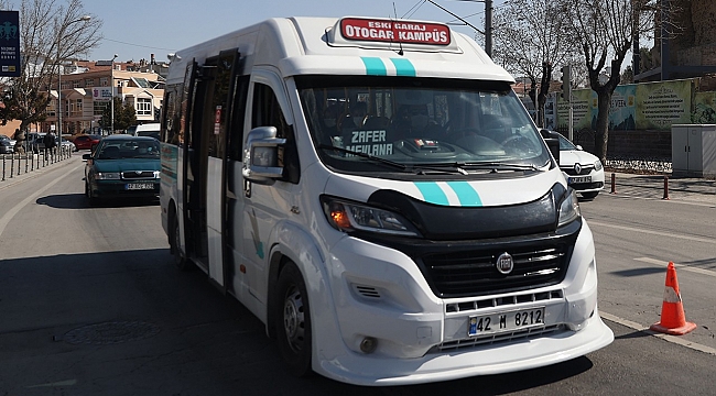 Konya'da dolmuş ücretlerine bir zam daha..
