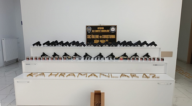 Silah kaçaklarına operasyon