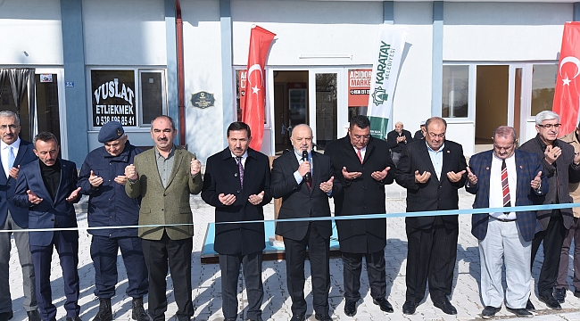 Karatay'a yeni tesisler